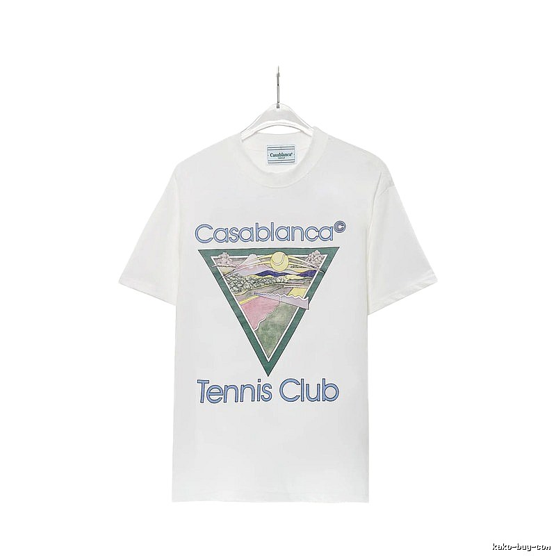 Casablanca Tennis Club Wind White T-shirt