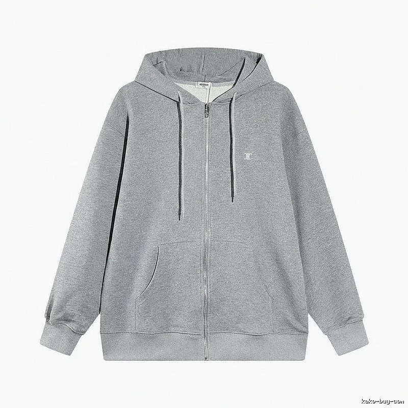 CELINE grey casual style hoodie
