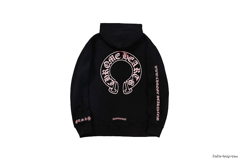 Chrome Hearts 2088-76 Black Cross Graphic Hoodie Commuter Look