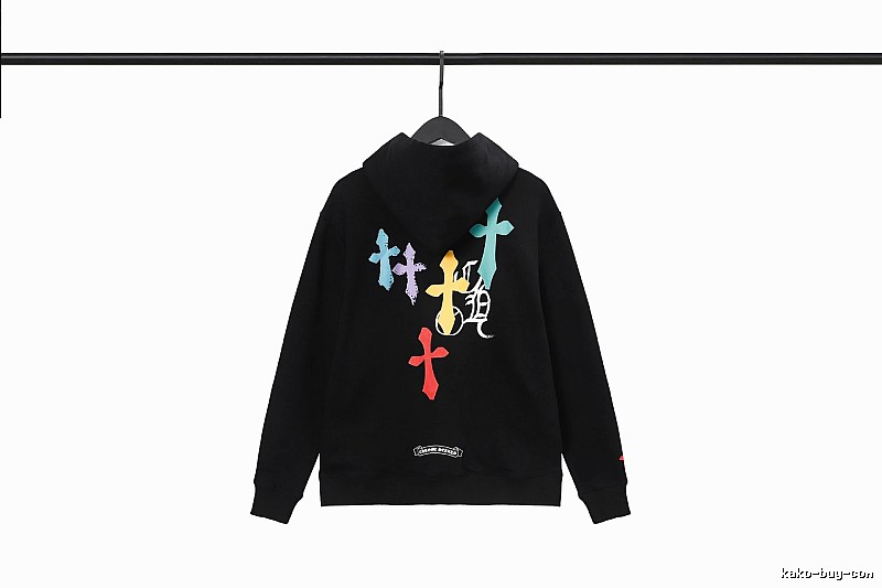 Chrome Hearts 2089-57 Black Cross Graphic Hoodie Bold Graphic
