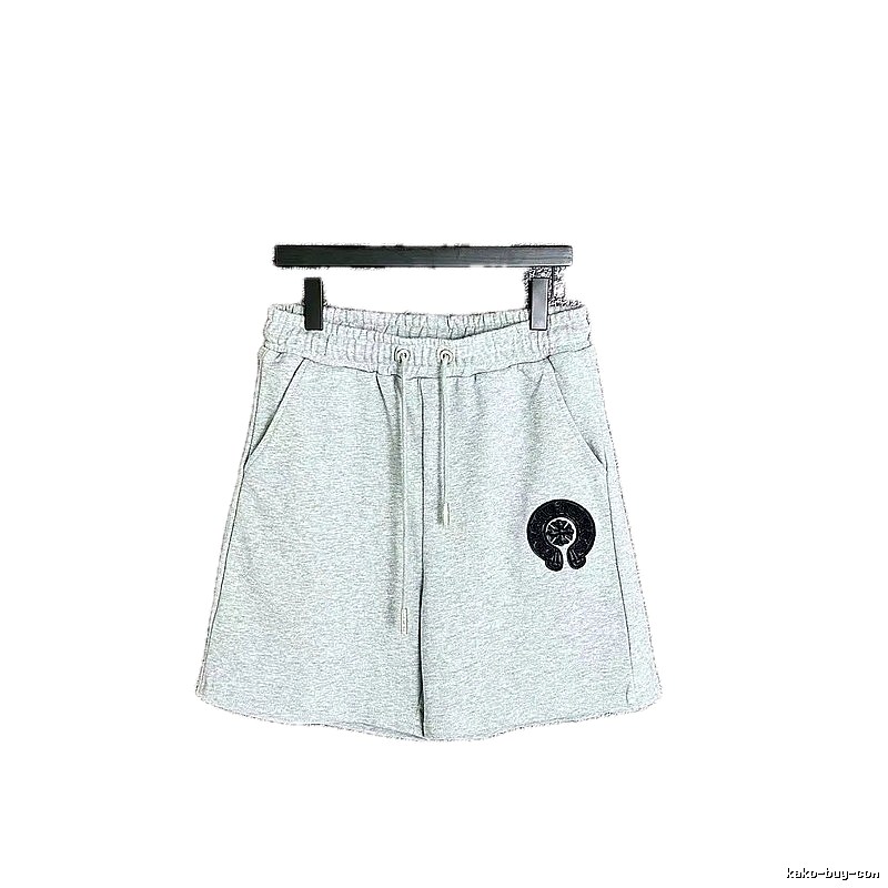 Chrome Hearts casual light gray shorts