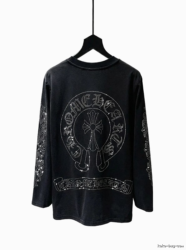 Chrome Hearts Cross Dark Style Black T-shirt