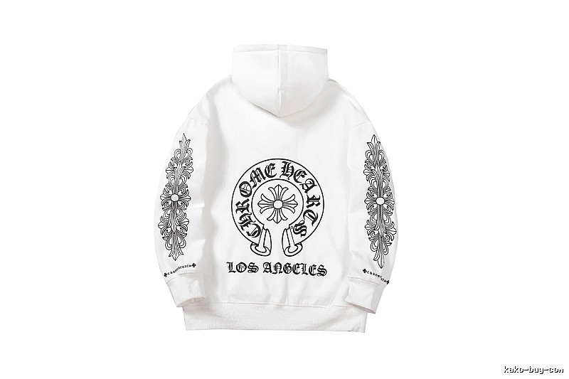 Chrome Hearts Daily Cross graphic hoodie Black Blue Cross for City Outfits
