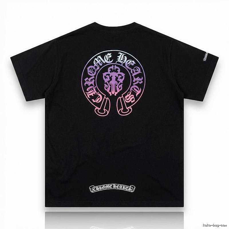 Chrome Hearts Dark Trendy Cool Black T-shirt
