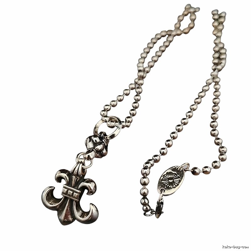 Chrome Hearts Silver Gothic Style Necklace