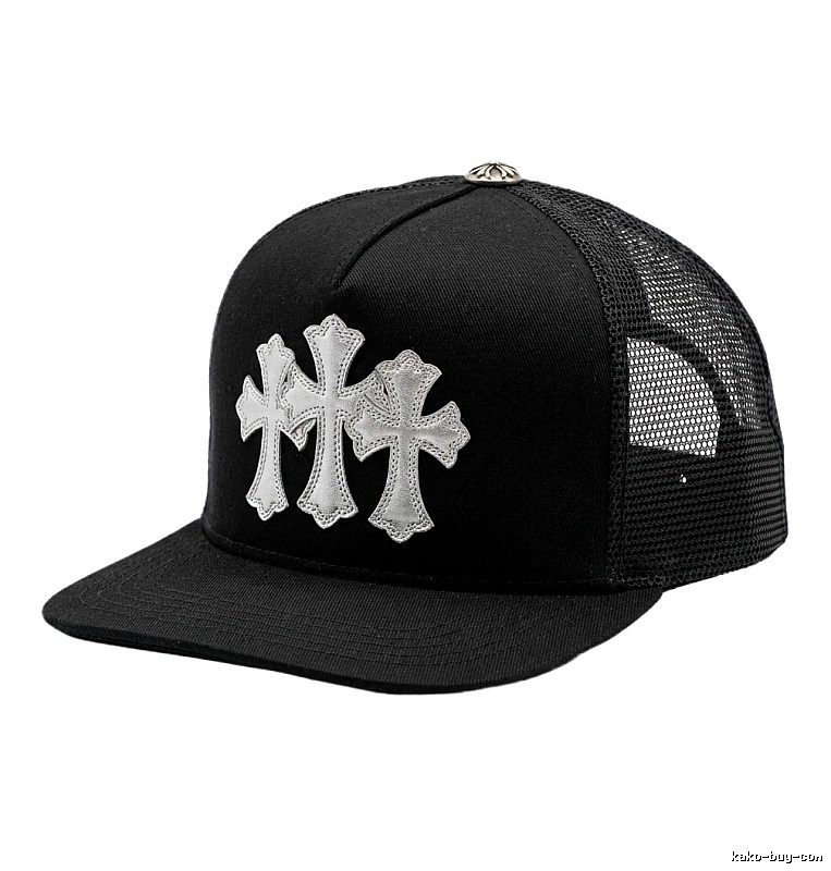 Chrome Hearts Silver Jewelry Black Tide Hat