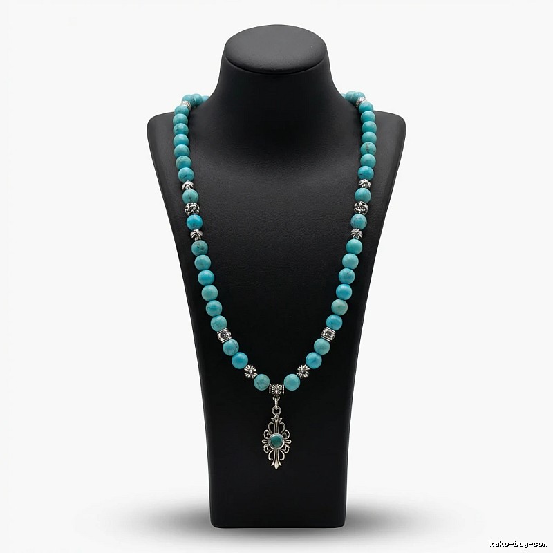 Chrome Hearts Turquoise Vintage Necklace