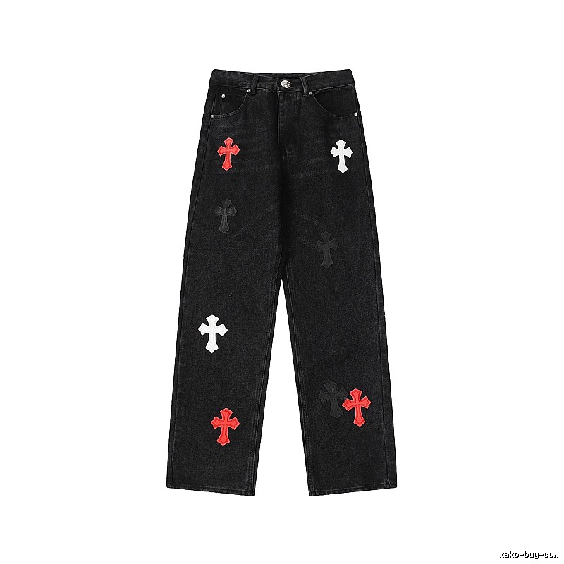 Chrome Hearts Urban Graphic jeans Light Denim Jeans with Casual Appeal