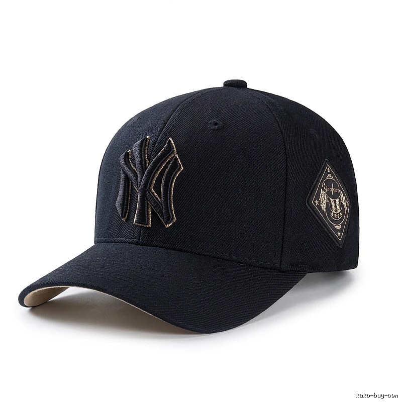 Classic black baseball cap of MLB
