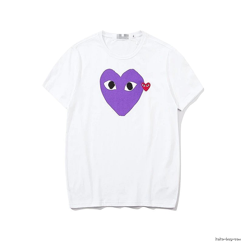 Comme des Garcons PLAY 2023-03 Style 2303 Heart Logo T-Shirt Campus Look