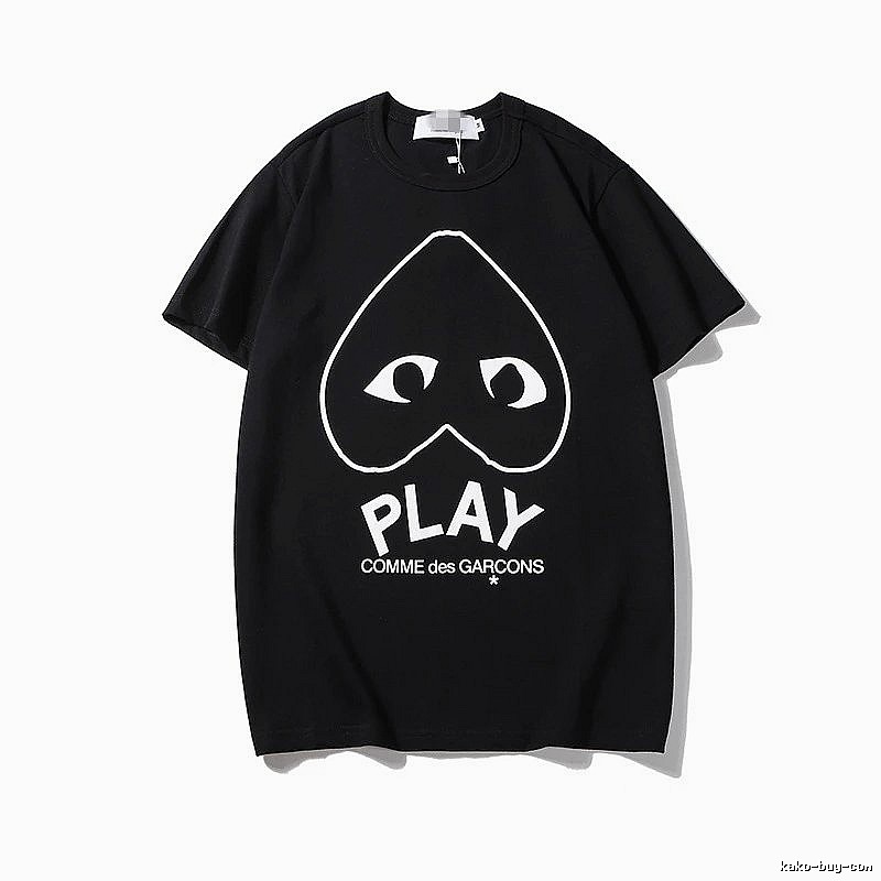 Comme des Garcons PLAY 2023-12 Black Style 2312 Heart Logo T-Shirt Travel Pack