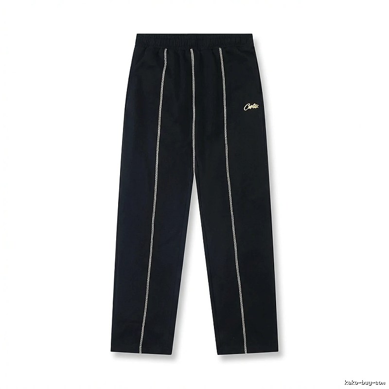 Corteiz minimalist style black trousers