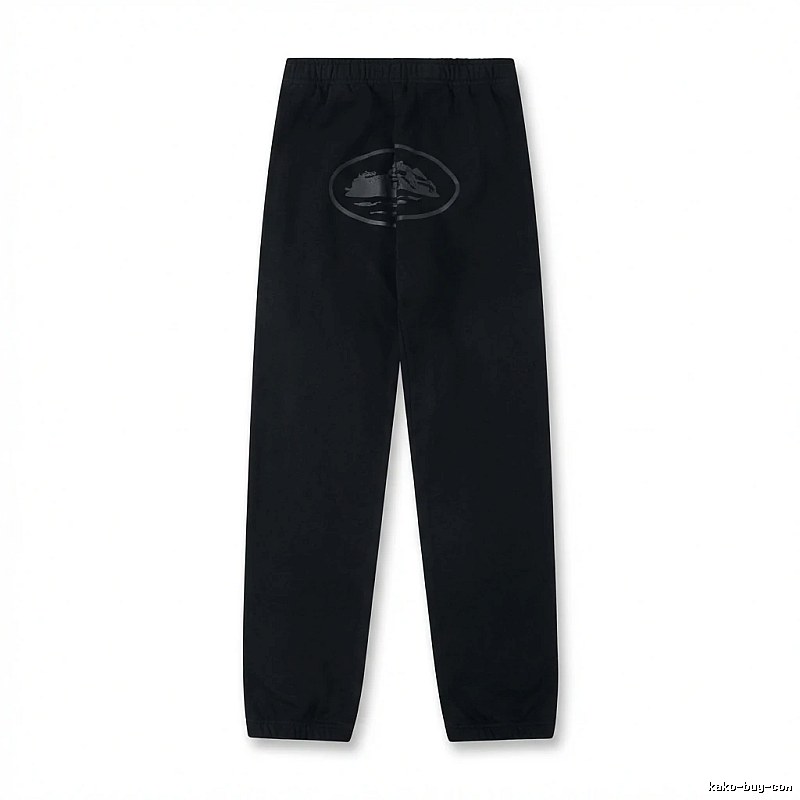 Corteiz Printed Casual Black Pants