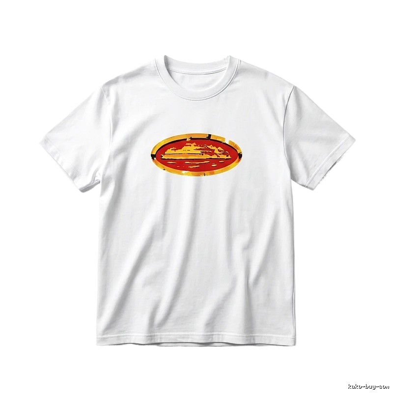 Corteiz Printed Trendy Brand White T-shirt