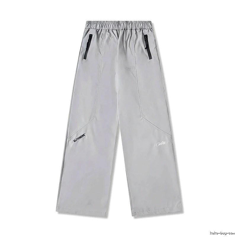 Corteiz Workwear Style Light Grey Trousers