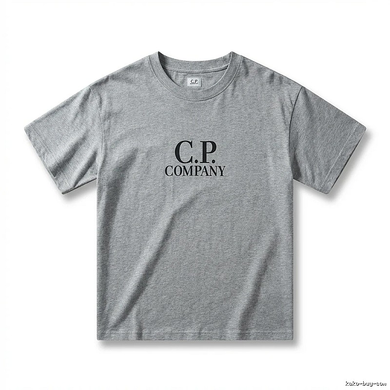 C.P. Simple Style Grey T-shirt