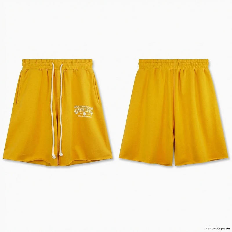 DENIM TEARS American-style yellow shorts