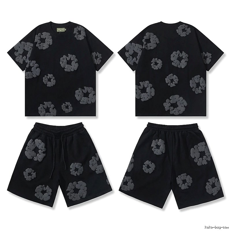 DENIM TEARS Printed Casual Black Suit