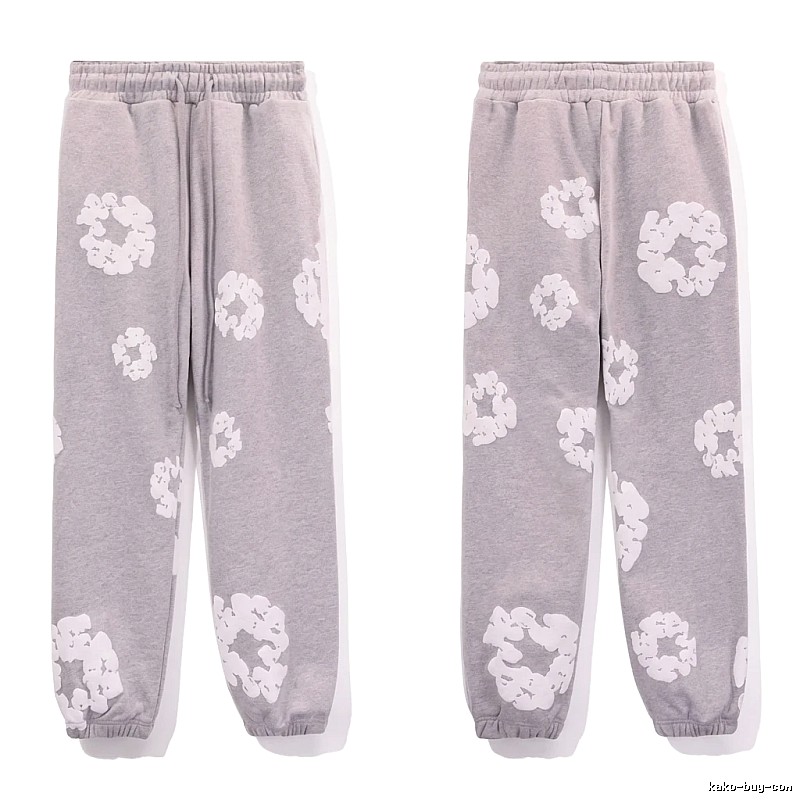 DENIM TEARS Printed Casual Grey Pants