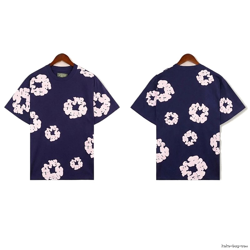 DENIM TEARS Printed Retro Style T-shirt