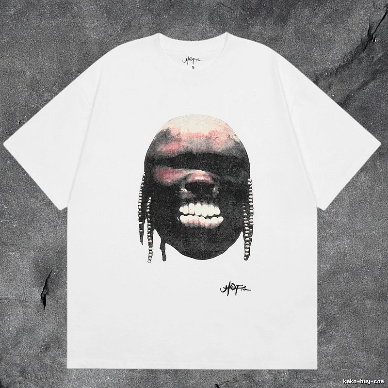 Denim Tears White Graphic T-Shirt Clean Colorway