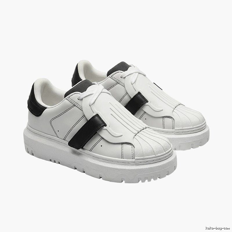 Dior black and white minimalist style board shoes