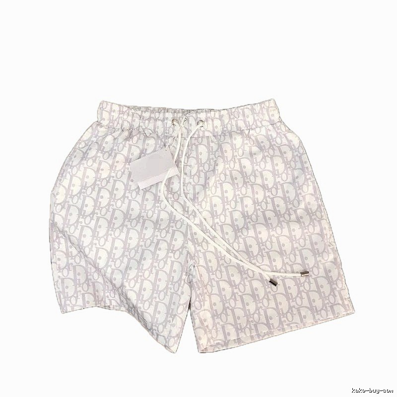 Dior Classic Monogram Casual Style Light Gray Shorts