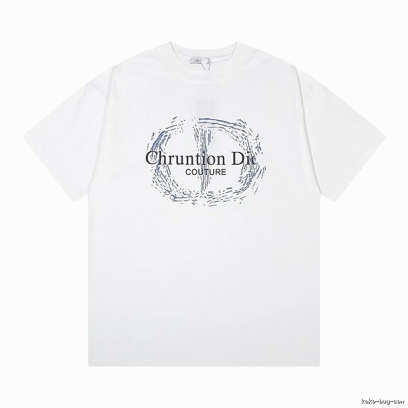 Dior Couture Trendy Style White Short-sleeve T-shirt