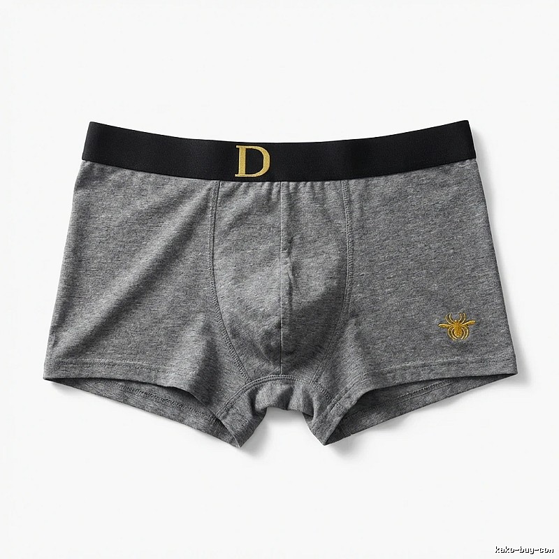 Dior minimalist style grey underwear