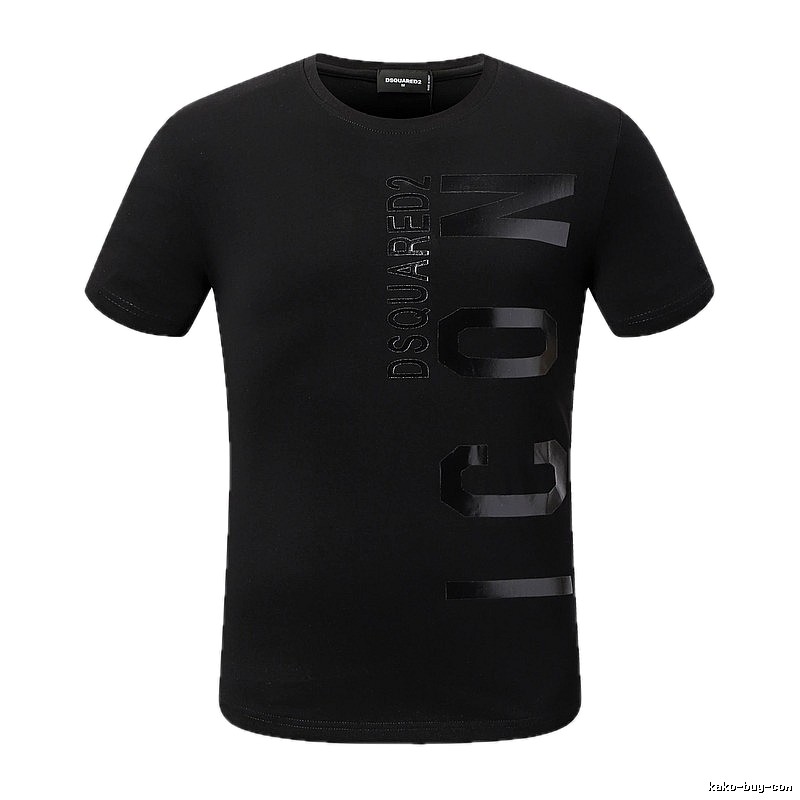 DSQUARED2 ICON Streetwear Black Short-sleeve T-shirt