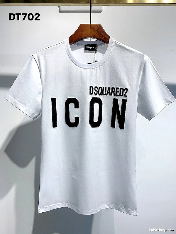 DSQUARED2 ICON Streetwear White Short-sleeve T-shirt