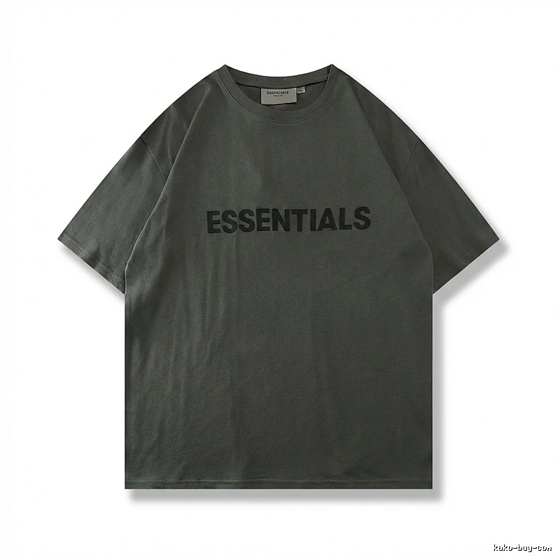 ESSENTIALS Basic Dark Grey T-shirt