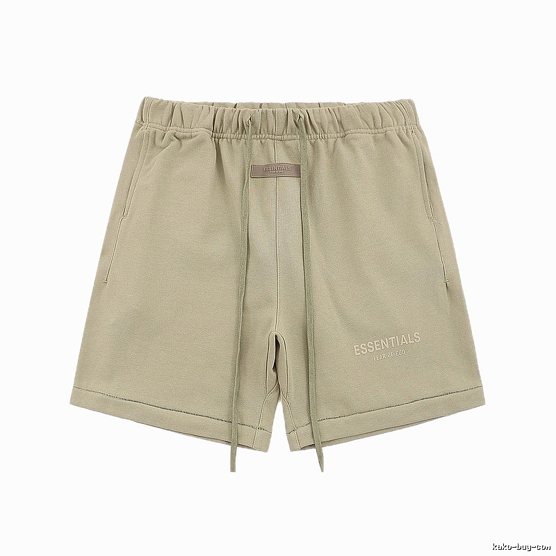 ESSENTIALS Basic Khaki Shorts