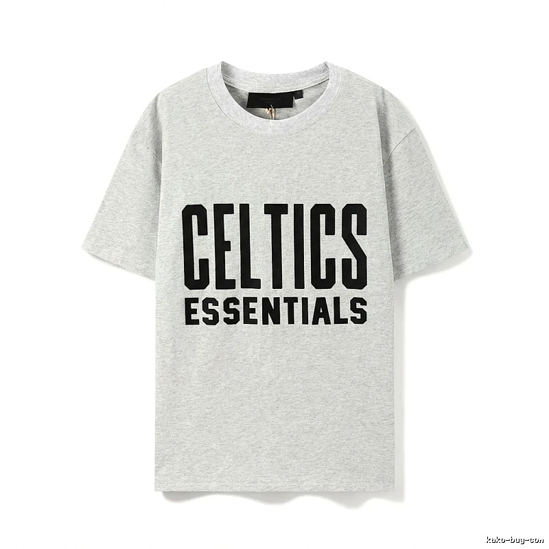 ESSENTIALS Gray and Black T-shirt of the Trendy Brand