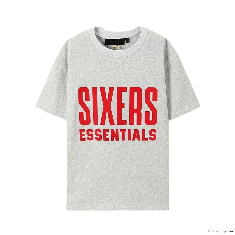 ESSENTIALS Grey Minimalist Style T-shirt