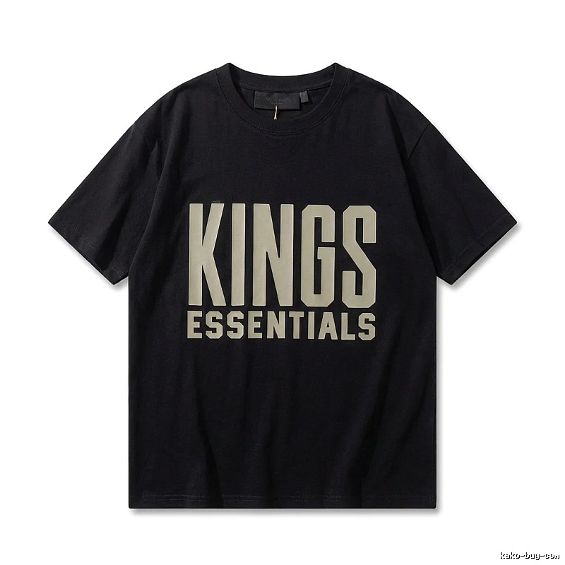 ESSENTIALS KINGS Style Black T - Shirt