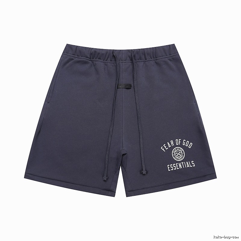 ESSENTIALS minimalist style dark blue shorts