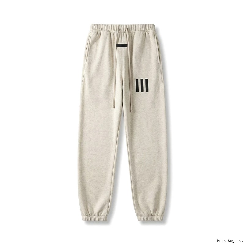 ESSENTIALS minimalist style light gray sweatpants