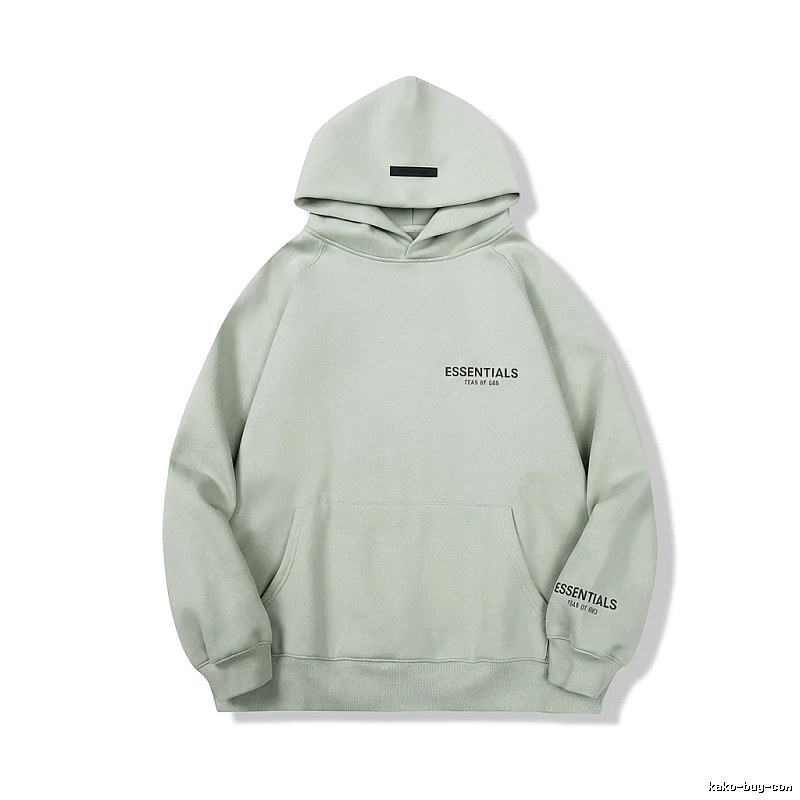 ESSENTIALS minimalist style light gray sweatshirt