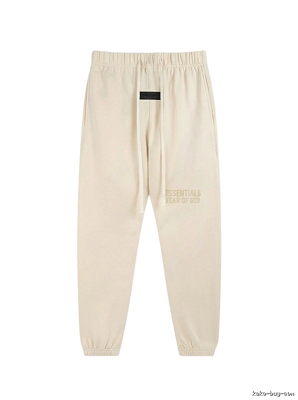 ESSENTIALS minimalist style off-white sweatpants