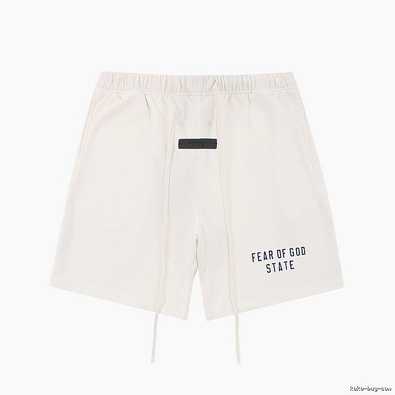 ESSENTIALS minimalist style white shorts