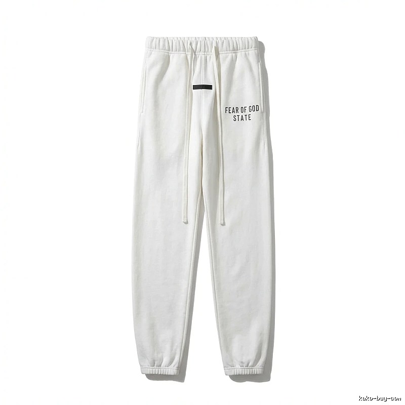 ESSENTIALS Simple Style White Sweatpants