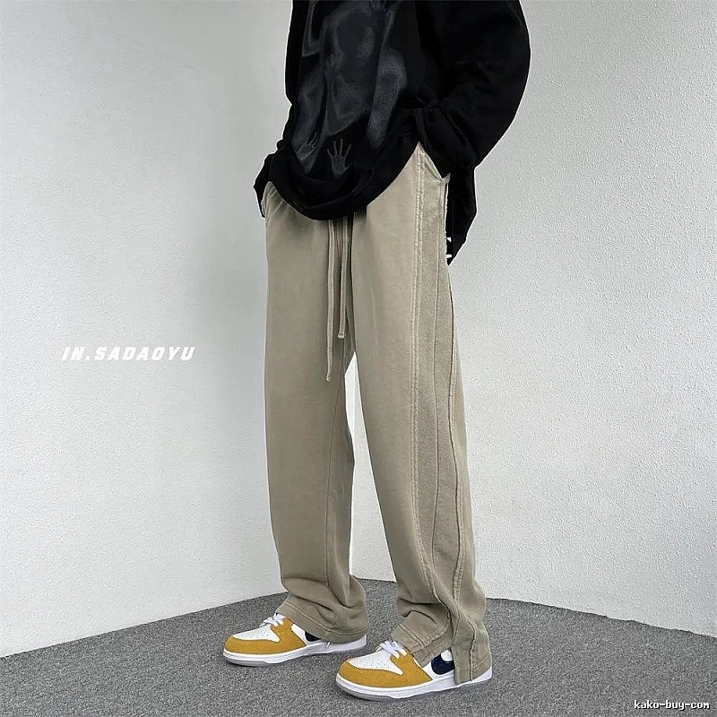 Fear of God Classic Wide-leg sweatpants Light Beige Relaxed for Daily Styling