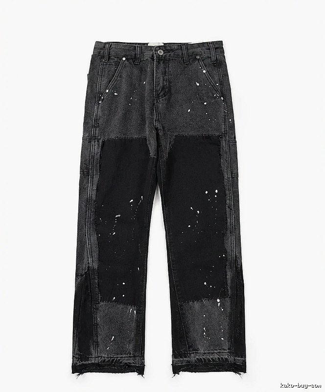 Gallery Dept Graffiti-style Black Jeans