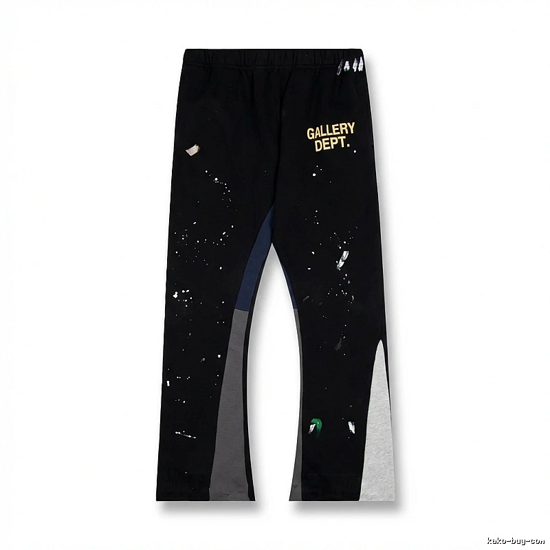 Gallery Dept Graffiti Style Black Trousers