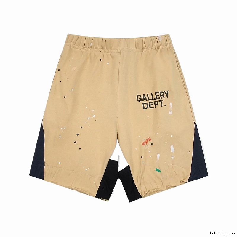 Gallery Dept. Graffiti Style Khaki Shorts
