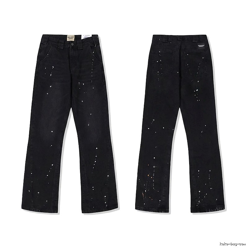 Gallery Dept ink - splashing style black jeans