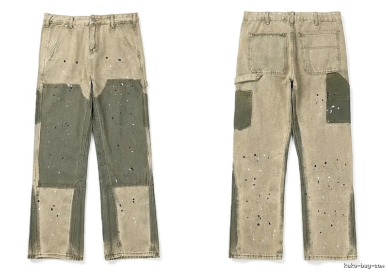 Gallery Dept patched and distressed jeans