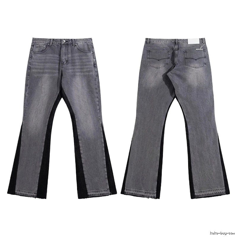 Gallery Dept patchwork grey-black jeans