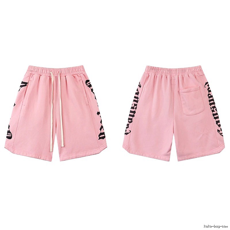 Godspeed Gothic Print Street Style Pink Shorts